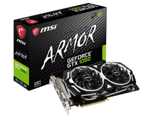 MSI GeForce GTX 1060 ARMOR 6GD5X OC